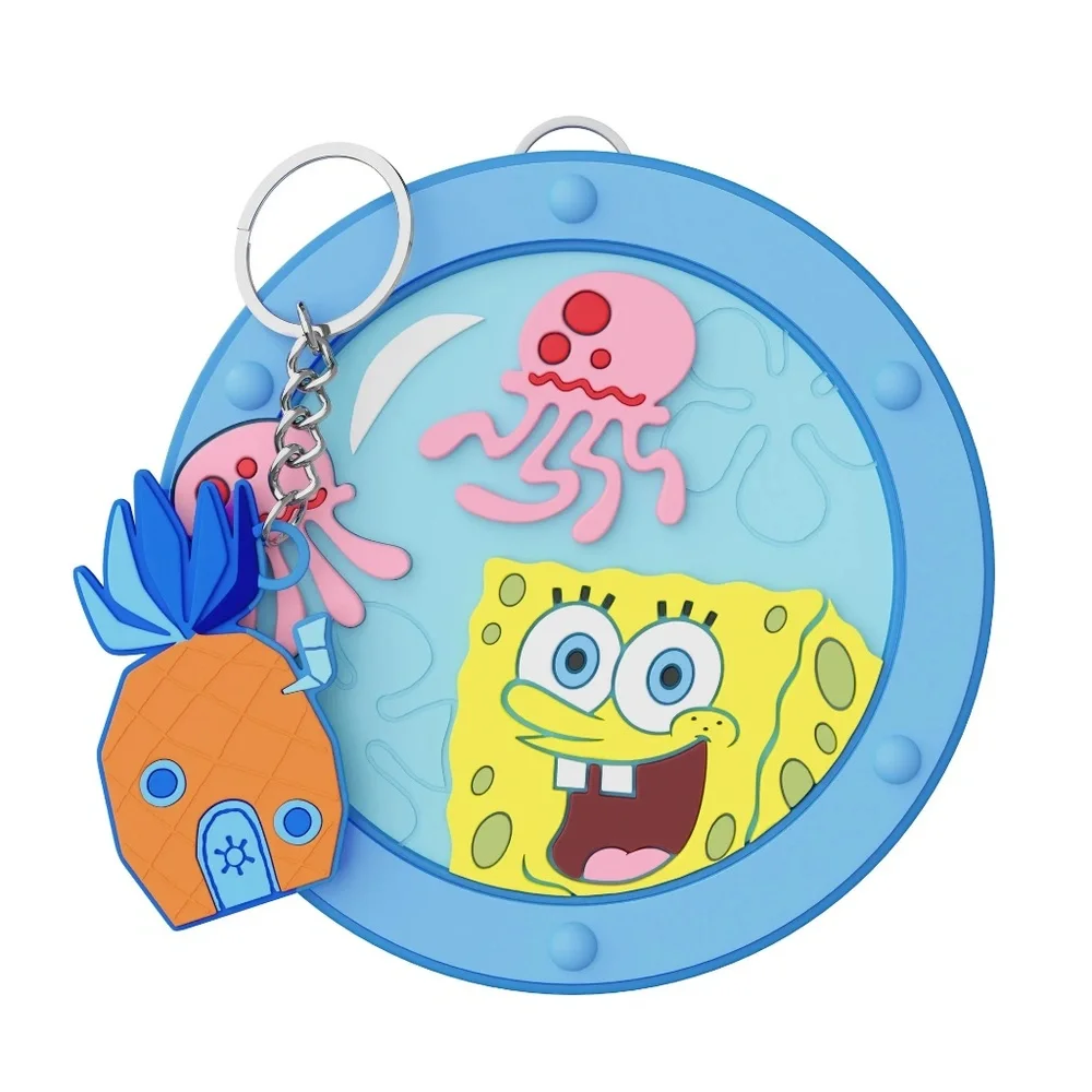 Wet n Wild x SpongeBob SquarePants Compact Mirror & Pineapple Keychain Set NEW